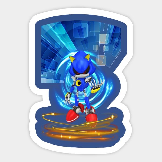 Metal Sonic Sticker by Windameir